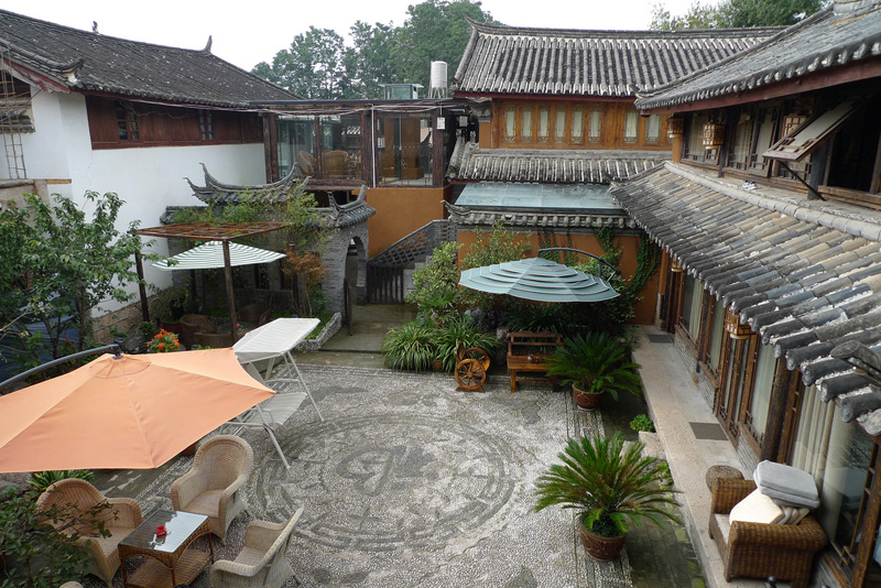Courtyard at Shuhe Town which is part of the Old Town