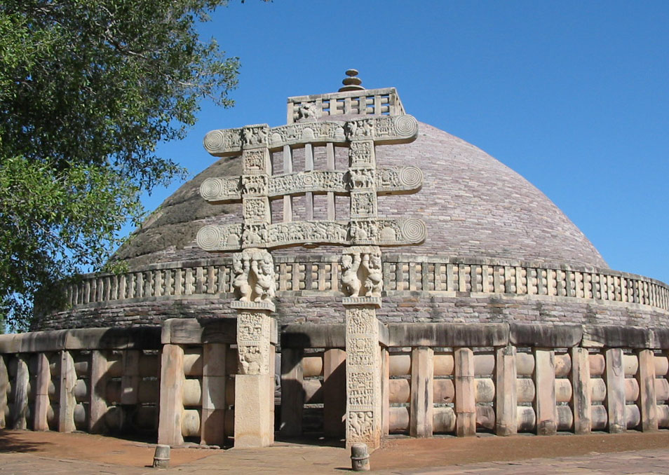 Another closer look at the stupa