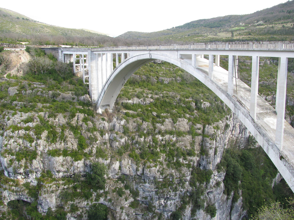 Bridge at the Verdon Gorge
